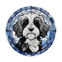 Cavapoo Black & White Glass Suncatcher Worktop Saver